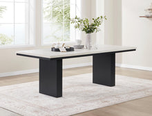 Load image into Gallery viewer, Black/Vory White Dining Uph Side Chair
