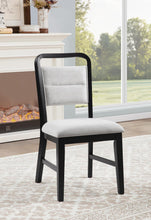 Load image into Gallery viewer, Black/White Top Melamin Round Dining Table
