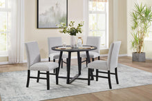 Load image into Gallery viewer, Black Round Dining Table
