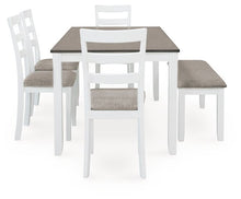 Load image into Gallery viewer, Stonehollow Dining Table and Chairs with Bench (Set of 6)

