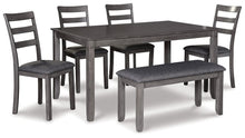 Load image into Gallery viewer, Bridson Dining Table and Chairs with Bench (Set of 6) image
