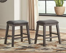 Load image into Gallery viewer, Caitbrook Counter Height Upholstered Bar Stool
