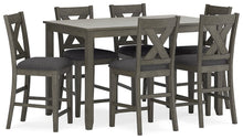 Load image into Gallery viewer, Caitbrook Counter Height Dining Table and Bar Stools (Set of 7) image
