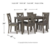 Load image into Gallery viewer, Caitbrook Dining Table and Chairs (Set of 7)
