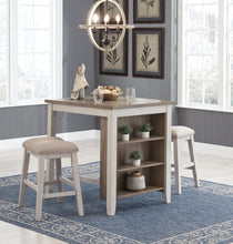 Load image into Gallery viewer, Skempton Counter Height Dining Table and Bar Stools (Set of 3)
