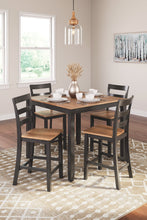 Load image into Gallery viewer, Gesthaven Counter Height Dining Table and 4 Barstools (Set of 5)
