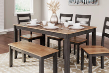 Load image into Gallery viewer, Gesthaven Dining Table with 4 Chairs and Bench (Set of 6)
