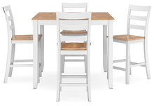 Load image into Gallery viewer, Gesthaven Counter Height Dining Table and 4 Barstools (Set of 5)

