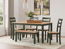 Load image into Gallery viewer, Gesthaven Dining Table with 4 Chairs and Bench (Set of 6)
