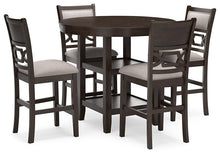 Load image into Gallery viewer, Langwest Counter Height Dining Table and 4 Barstools (Set of 5) image
