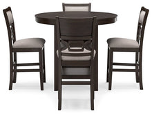 Load image into Gallery viewer, Langwest Counter Height Dining Table and 4 Barstools (Set of 5)
