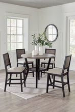 Load image into Gallery viewer, Corloda Counter Height Dining Table and 4 Barstools (Set of 5)
