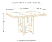 Load image into Gallery viewer, Haddigan Counter Height Dining Extension Table
