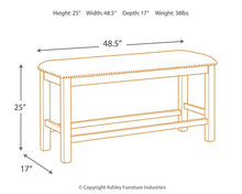 Load image into Gallery viewer, Moriville Counter Height Dining Bench
