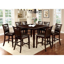 Load image into Gallery viewer, WOODSIDE II Dark Cherry/Espresso Counter Ht. Table w/ 18" Leaf
