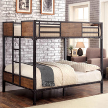 Load image into Gallery viewer, CLAPTON Black Full/Full Bunk Bed
