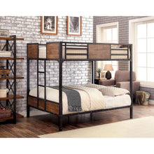 Load image into Gallery viewer, CLAPTON Black Full/Full Bunk Bed
