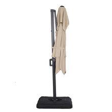 Load image into Gallery viewer, Fida 8 Ft Square Umbrella w/ Double Top + 37" Large Base
