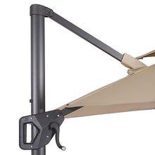 Load image into Gallery viewer, Fida 8 Ft Square Umbrella w/ Double Top + 37" Large Base
