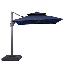 Load image into Gallery viewer, Fida 8 Ft Square Umbrella w/ Double Top + 37" Large Base
