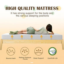 Load image into Gallery viewer, Forsythia 8" Queen Green Tea Gel Memory Foam
