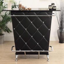 Load image into Gallery viewer, Fuero Black/Chrome Bar Table (K/D)
