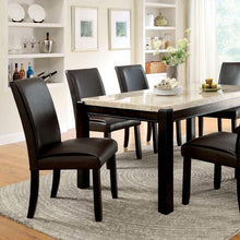 Load image into Gallery viewer, GLADSTONE I Dark Walnut/Ivory Dining Table
