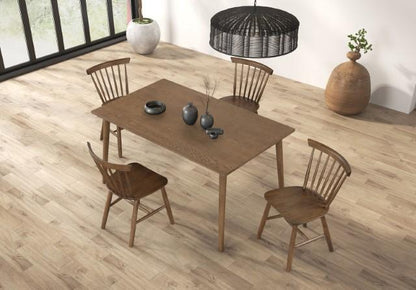 Beale Dining Table Walnut & Black