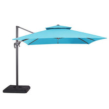 Load image into Gallery viewer, Hero 10 Ft Square Umbrella w/ Double Top + 37" Large Base
