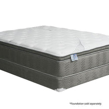 Load image into Gallery viewer, STORMIN White/Gray 13" Euro Pillow Top Mattress, E.King
