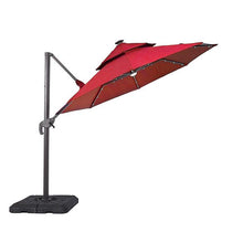 Load image into Gallery viewer, Nuti 10 Ft Round Umbrella w/ LED Light + 37" Large Base
