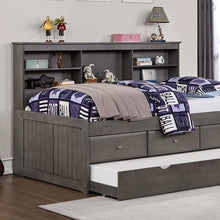 Load image into Gallery viewer, TIBALT Full DayBed w/ Trundle, Dark Gray
