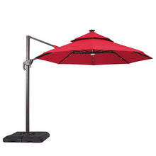 Load image into Gallery viewer, Nuti 10 Ft Round Umbrella w/ LED Light + 37" Large Base
