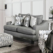 Load image into Gallery viewer, Verne Bluish Gray Love Seat
