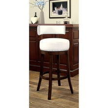 Load image into Gallery viewer, SHIRLEY Dark Oak/White 29" Bar Stool
