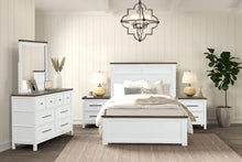 Load image into Gallery viewer, Pinetop Twin &amp; Full Bed White &amp; Blue
