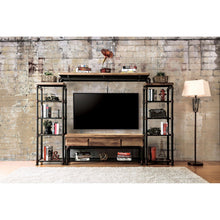 Load image into Gallery viewer, Kebbyll Antique Black/Natural Tone 60" TV Stand
