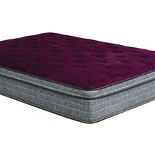 Load image into Gallery viewer, Purple/Grey 13" Euro Pillow Top Mattress Non-Flip, Full
