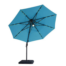 Load image into Gallery viewer, Nuti 10 Ft Round Umbrella w/ LED Light + 37" Large Base
