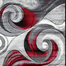 Load image into Gallery viewer, Niksar Red 5' X 7' Area Rug
