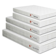 Load image into Gallery viewer, Daisy White 6" Bunkie Board Combo Mattress, Twin

