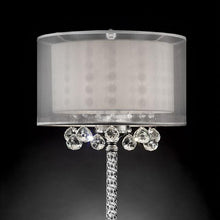 Load image into Gallery viewer, 30"H Table Lamp, Hanging Crystal
