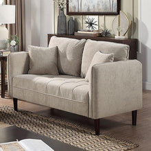 Load image into Gallery viewer, LYNDA Loveseat w/ Pillows, Light Gray
