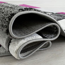 Load image into Gallery viewer, Niksar Gray/Purple 5' X 7' Area Rug
