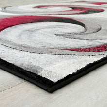 Load image into Gallery viewer, Niksar Red 5' X 7' Area Rug
