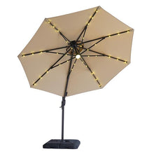 Load image into Gallery viewer, Nuti 10 Ft Round Umbrella w/ LED Light + 37" Large Base
