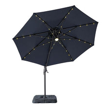 Load image into Gallery viewer, Nuti 10 Ft Round Umbrella w/ LED Light + 37" Large Base
