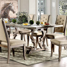 Load image into Gallery viewer, Patience Rustic Natural Tone Dining Table
