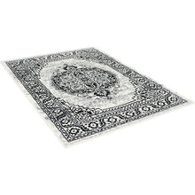 Load image into Gallery viewer, Serang Gray/Black 5' X 7' Area Rug

