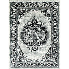 Load image into Gallery viewer, Serang Gray/Black 5' X 7' Area Rug
